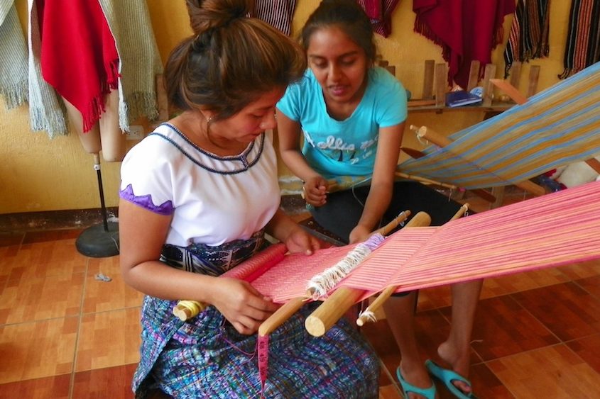 Lake Atitlan Weaving Fabrics Yarns