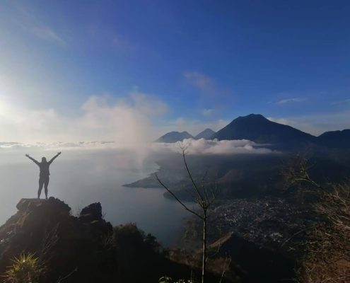 Indian Nose Interesting Mountain - On The Shores Of Lake Atitlan