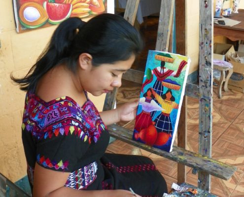 Lake Atitlan Artist