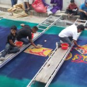 Semana Santa Guatemala Making an Alfombra