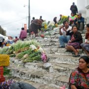 Chichicastenango Market Days are held on Thursdays and Sundays where vendors sell handicrafts from all over the region of Chichicastenango