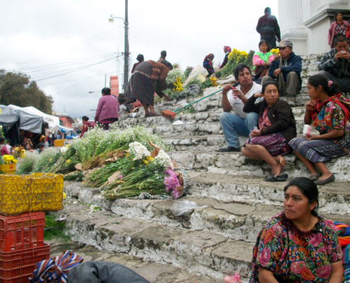 Chichicastenango Market Days are held on Thursdays and Sundays where vendors sell handicrafts from all over the region of Chichicastenango