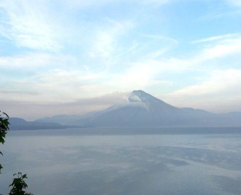 Burning of San Pedro Volcano