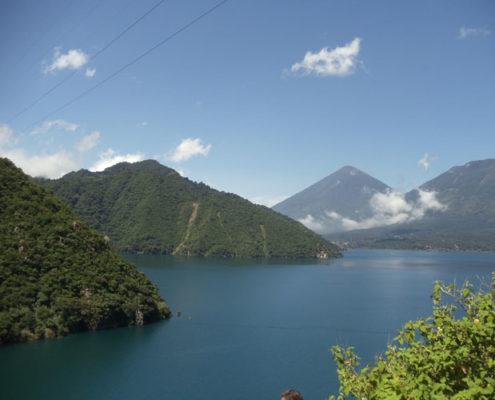 Lake Atitlan Map Including Villages