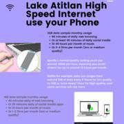 Lake Atitlan High Speed Internet use your Phone